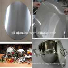 Pieza de aluminio del disco del precio de fábrica / disco / círculos para cookwares